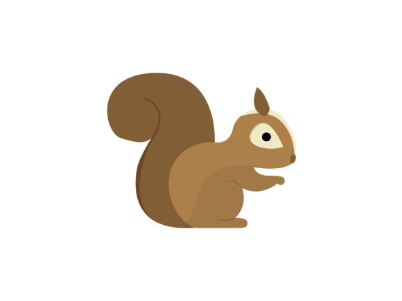 309-Squirrel Animal Vector Illustration: A Versatile Design Asset