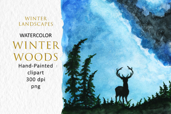 Animal Forest Woodland Animal Watercolor Art for Your Projects