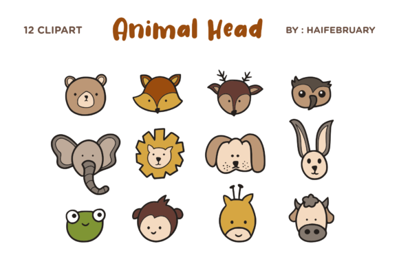 Bring Personality to Your Projects with Animal Head Clipart