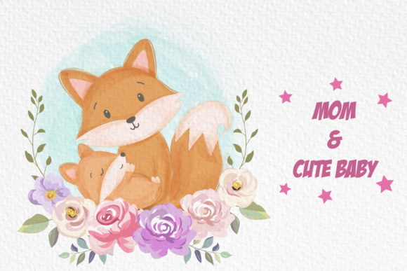 Cute Animal Mom and Baby Clipart: A Designer’s Go-To Asset