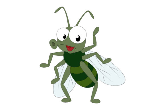 Cute Flies Animal Cartoon: A Whimsical Font for Creative Projects