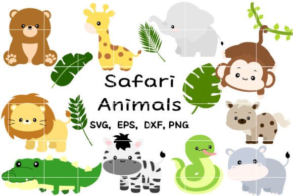 Safari Svg: Unlocking Wild Creativity with 21 Zoo Animal Cut Files