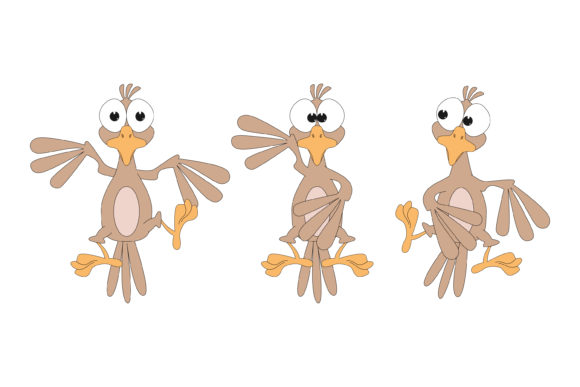 Unleash Personality: Designing with Funny Bird Animal Cartoon